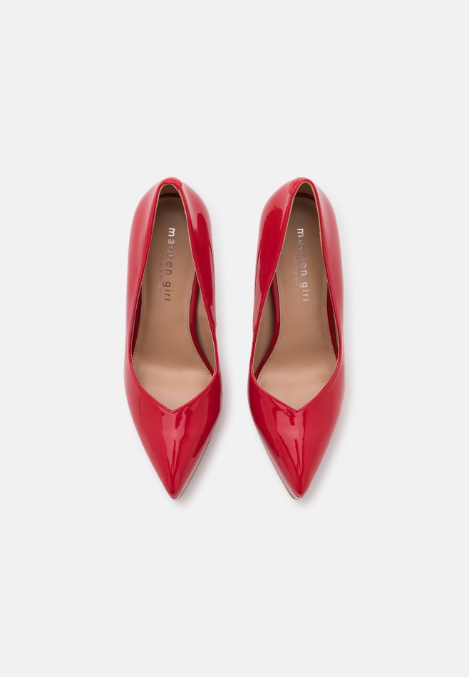 Lidia - Talons Plateforme Gabor Rouge | Exclusif